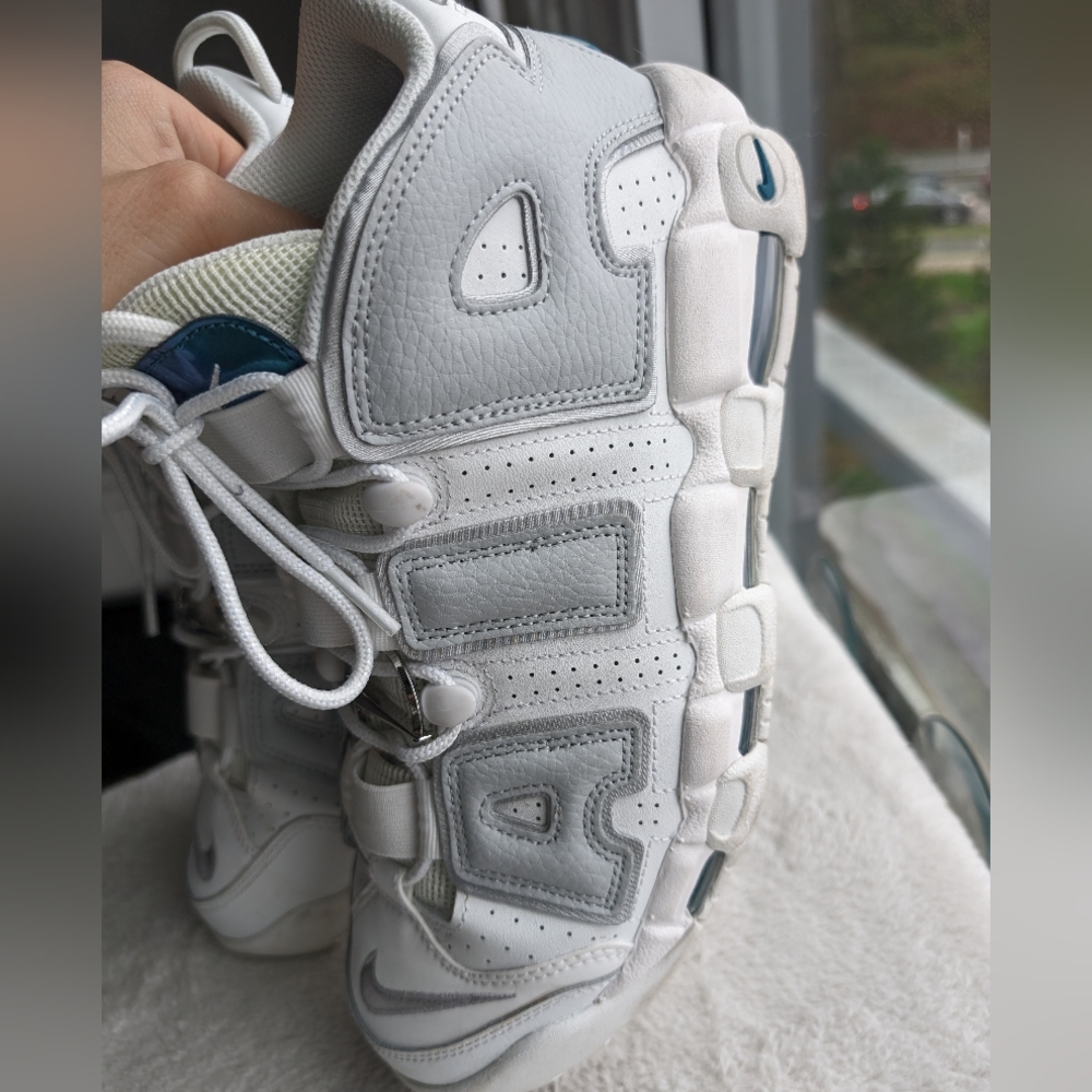 Nike Air More Uptempo 'Metallic Teal' - Women's Size 11